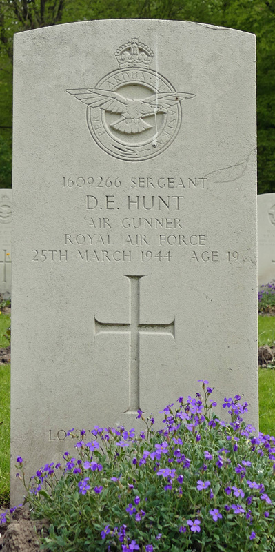 Sgt Desmond Edward Hunt<br/><br /><br />died March 25th, 1944